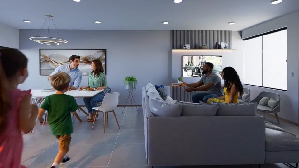 El living comedor donde nacen los mejores recuerdos