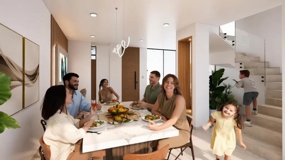 El living comedor hecho para los momentos que no se olvidan